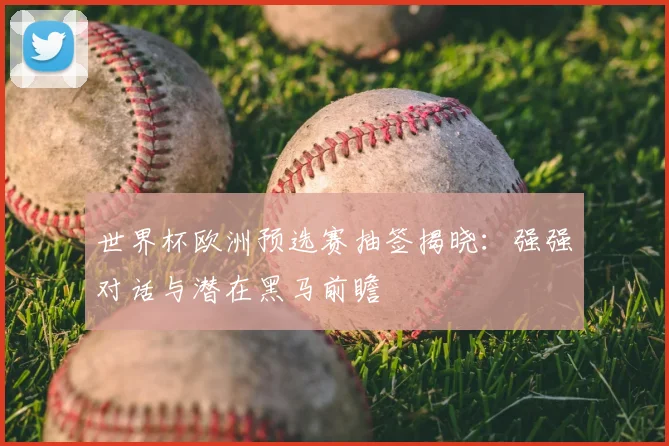 世界杯欧洲预选赛抽签揭晓：强强对话与潜在黑马前瞻